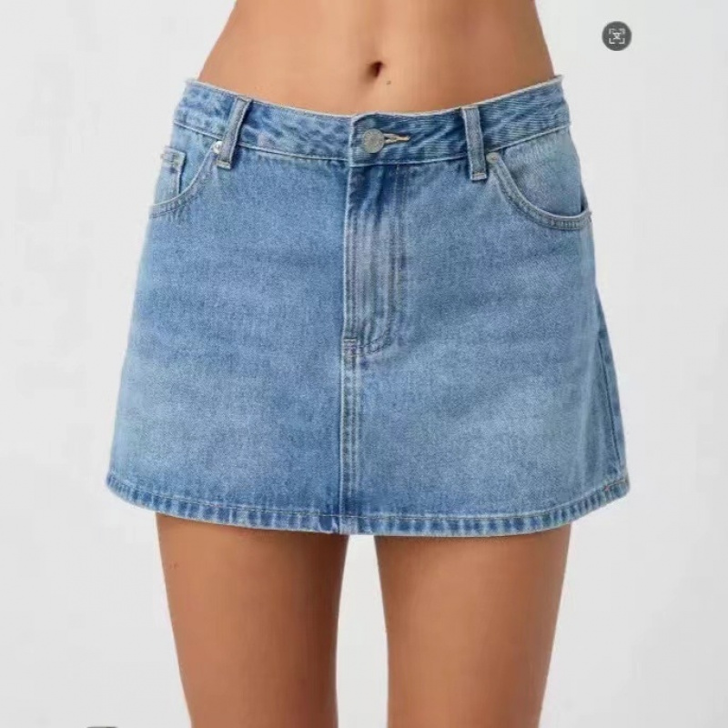 Jupe courte en jean délavé tendance pour femme, nouvelle collection été 2026, style minimaliste, pour jeunes filles