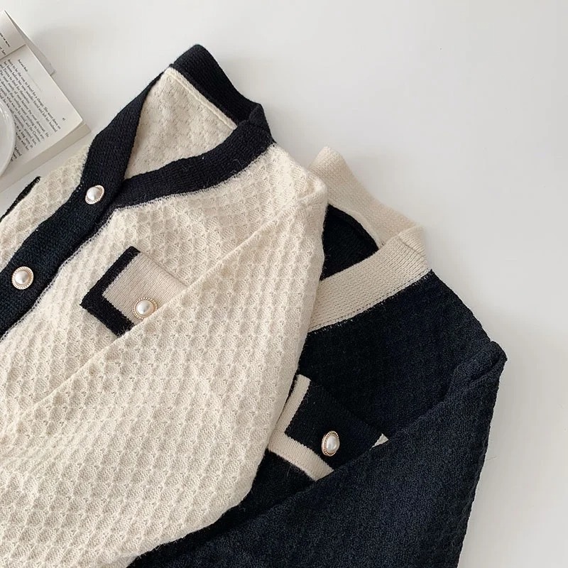 Cardigan en tricot à manches longues pour femmes, mode coréenne, ample, manteau d'extérieur, nouvelle collection coréenne