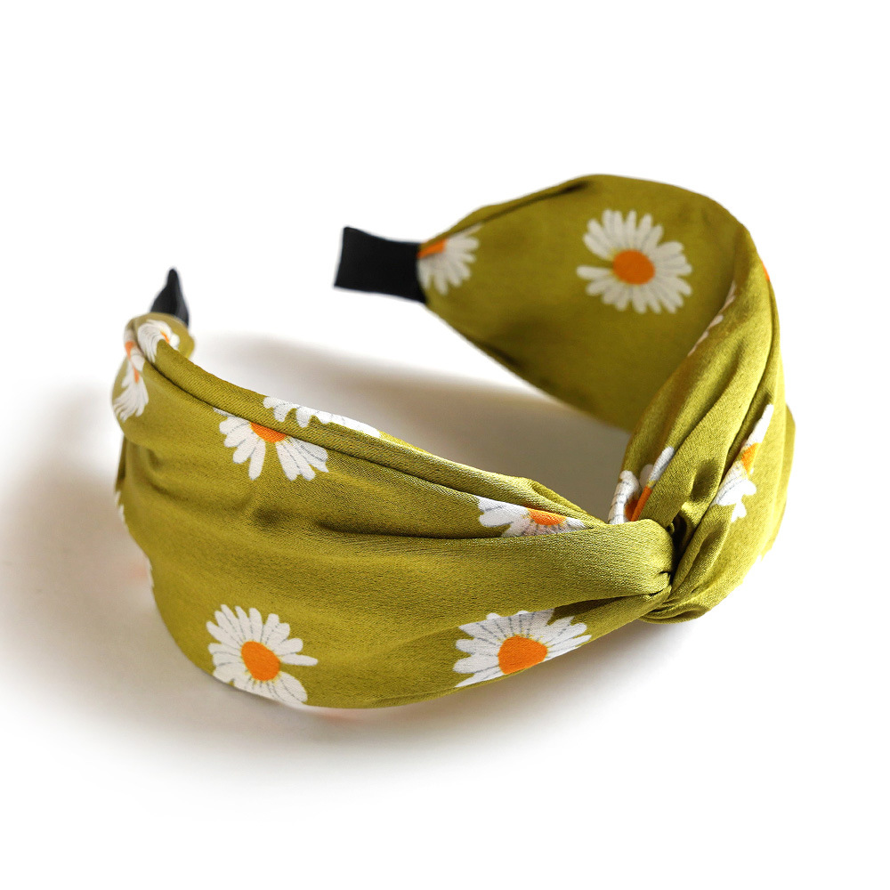 Mode femmes croix bandeau élastique large côté bandeau solide haut noeud Turban cheveux cerceau imprimer chapeaux filles cheveux accessoires