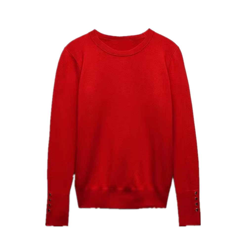 EllYANEllTIAN-Pull à manches longues avec boutons pour femme, pull décontracté pour femme, haut chic pour femme, chemises de haute commande, coprésidence