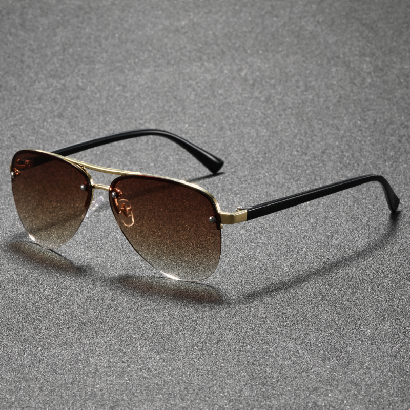 1 paire de lunettes de soleil pour hommes à double pont, adaptées aux activités tout-terrain, aux activités de plein air et aux rassemblements décontractés, élégantes et tendance