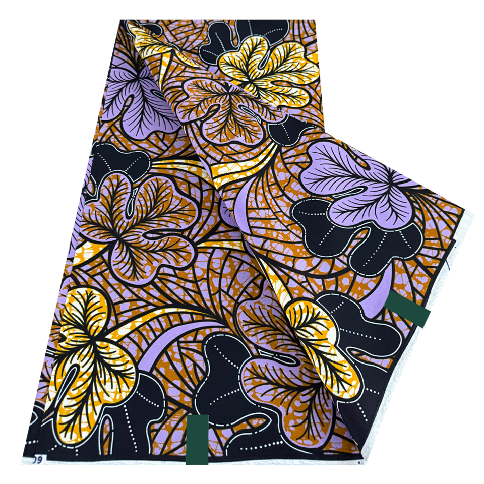 Motif classique de haute qualité 100% coton matériaux véritable cire africaine Super Ankara pagaies tissus originaux hollandais tissu de cire