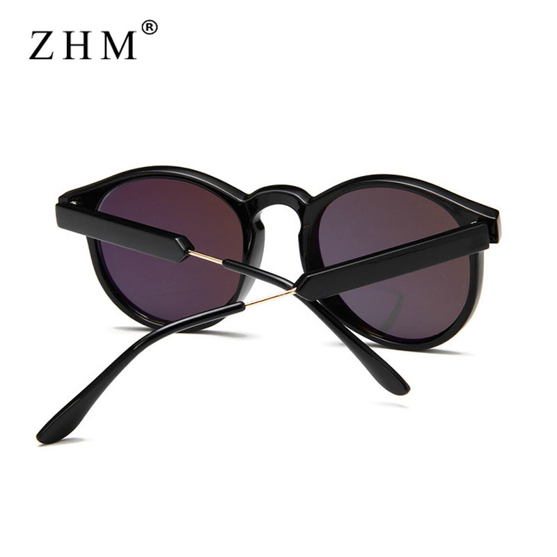 Lunettes De Soleil rondes rétro femmes hommes marque Design Transparent femme lunettes De Soleil hommes Oculos De Sol Feminino Lunette Soleil UV400