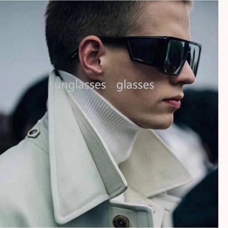 Lunettes de soleil surdimensionnées pour hommes, lunettes de soleil rétro pour hommes