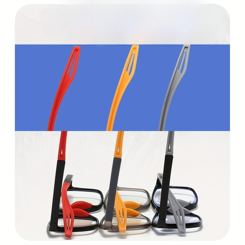 8 paires de lunettes de lecture rectangulaires simples et élégantes avec branches antidérapantes, conçues pour les hommes et les femmes
