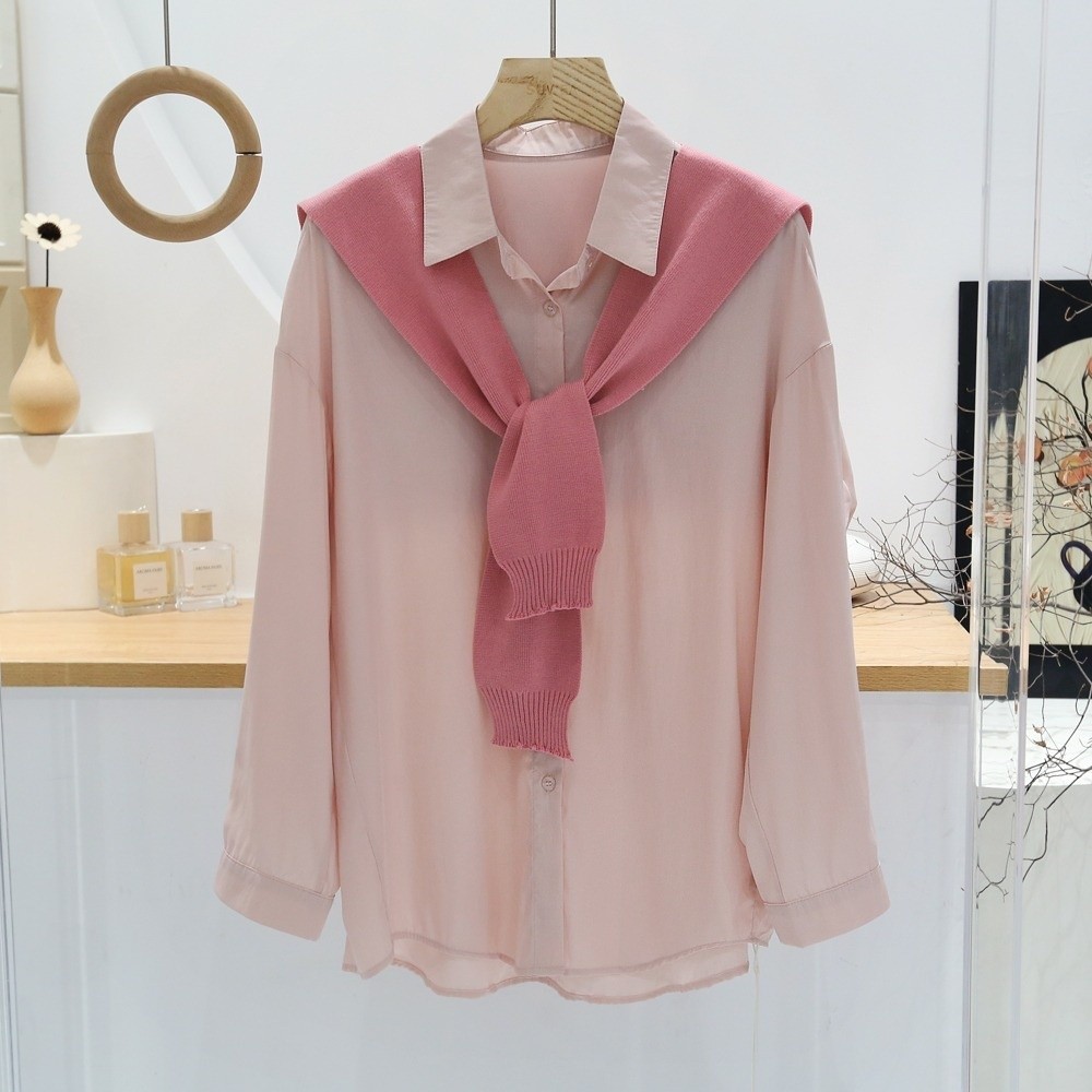Châle en tricot tendance, écharpe fine unie, cache-cou, design noué, cape en laine pour femme