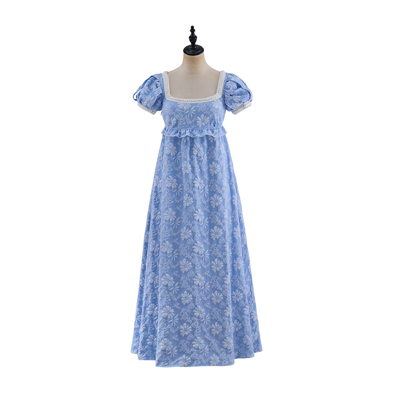Robe Cos Vintage pour femmes, robe de danse, taille haute, robe de thé victorienne pour fête de noël
