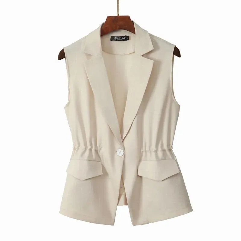 Gilet de loisirs à la mode coréenne pour femmes, cardigan en fibre de document solide, grande taille 5XL, nouvelle collection printemps-automne