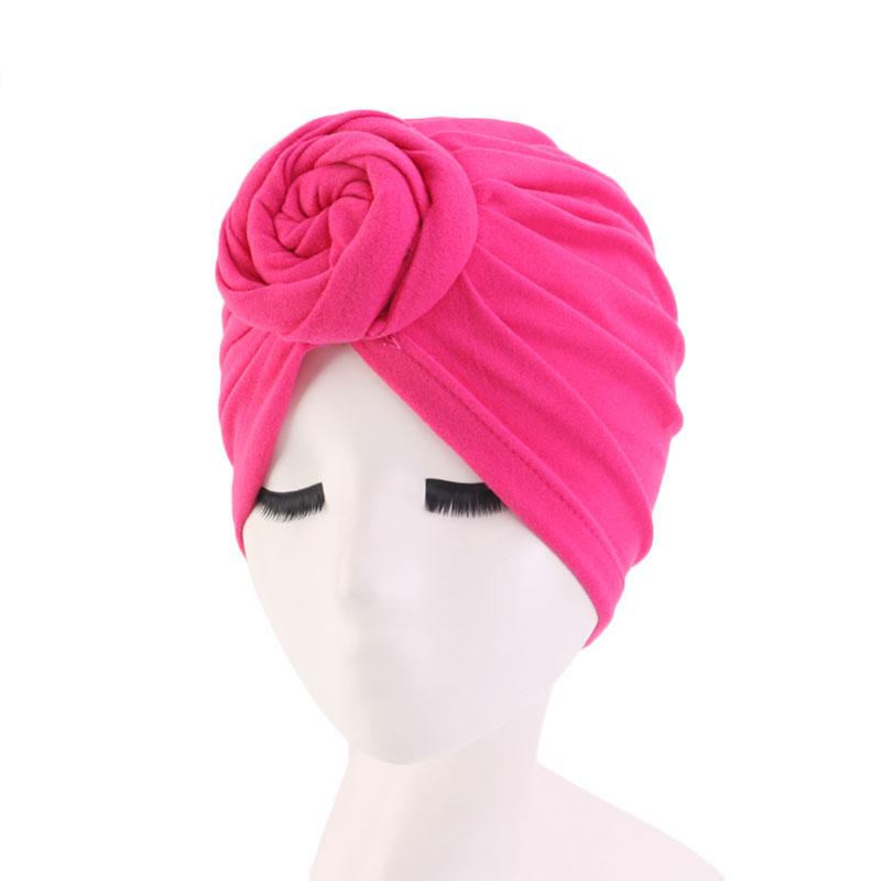 Chapeau turban musulman en coton pour femme, couvre-cheveux, bonnet, écharpe de sauna, bonnet chimio, bandanas, nœud supérieur, décor floral, nouveau