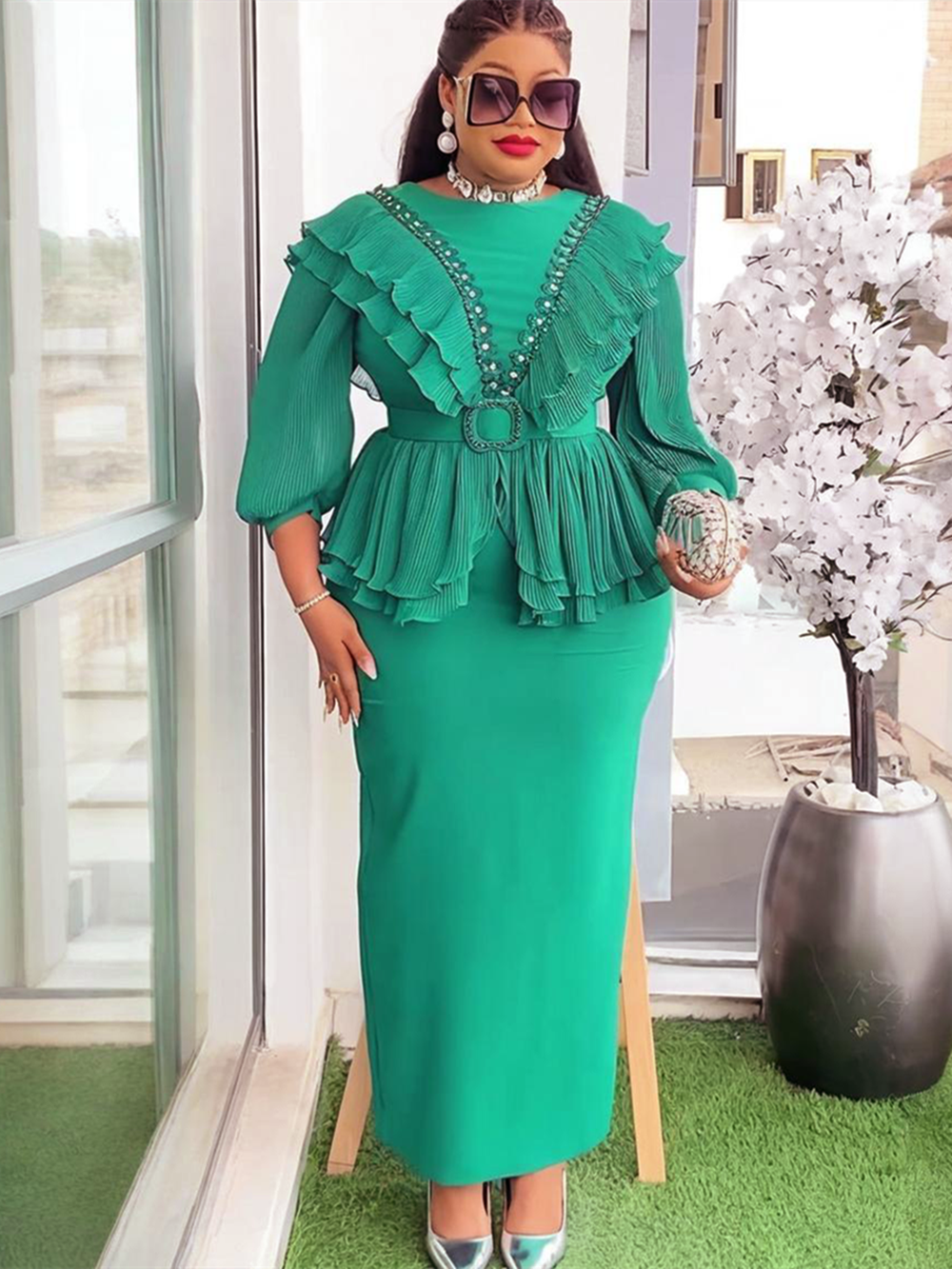 Robes africaines élégantes pour femmes, nouvelle mode d'automne, robe longue de fête de mariage turque, grande taille, vêtements pour dames, 2025
