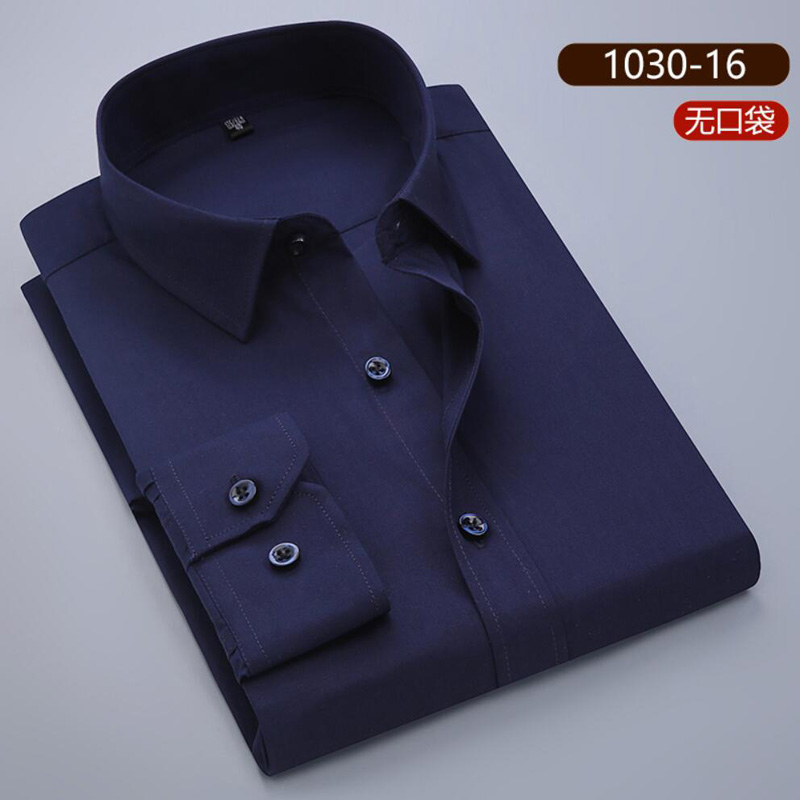 Chemise Homme Grande Taille 8XL 9XL 10XL 12XL 14XL Automne Printemps Bleu Manches Longues Business Grande Taille Mode Travail Habillée 52 54 56