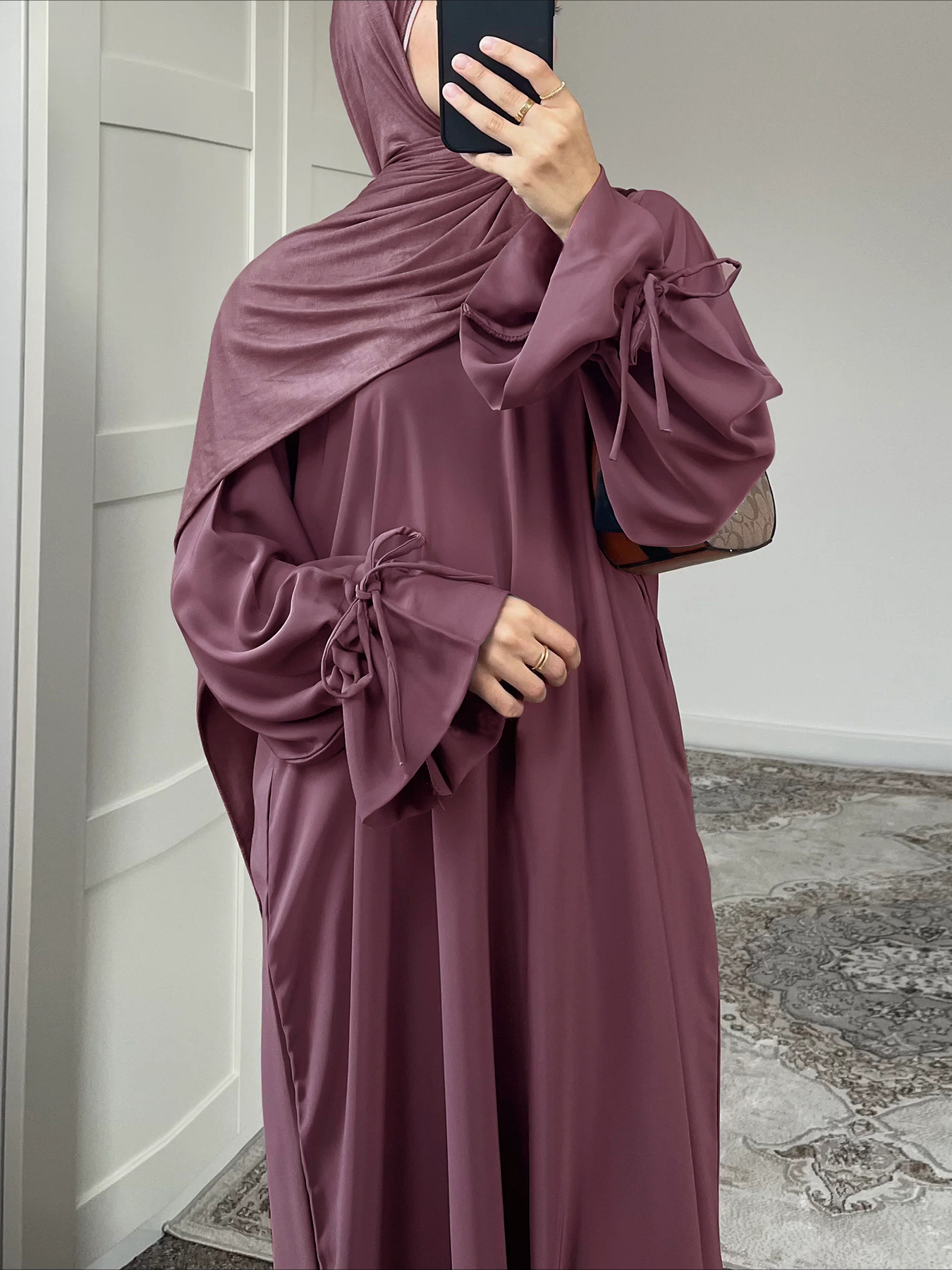 Robe musulmane à lacets pour femmes, Abaya Jalabiya, Ramadan, Robe longue éducative, Islam arabe, Maroc, Dubaï, Caftan, 2025