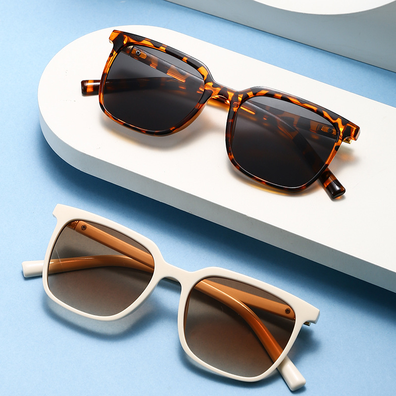 Marque de luxe vintage à la mode grandes lunettes de soleil carrées pour femmes hommes mode unisexe lunettes de soleil décontractées en plein air uv400 parasol lunettes