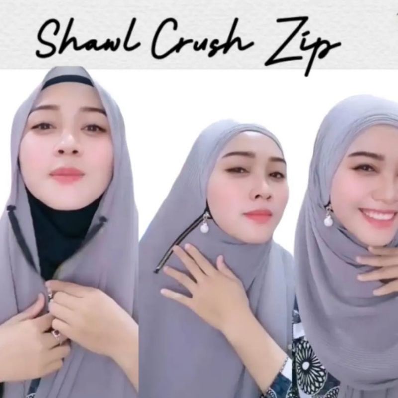 2025 foulard Hijab musulman avec fermeture éclair plaine bulle en mousseline de soie prêt à porter voile Hijab Wrap châles solides foulard Turban Ramadan