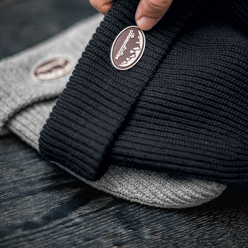 Maden-Casquettes en laine unisexe, chapeau en peau de melon, bonnet décontracté, bonnet chaud, bonnet femme, optique vintage, tout match, hiver