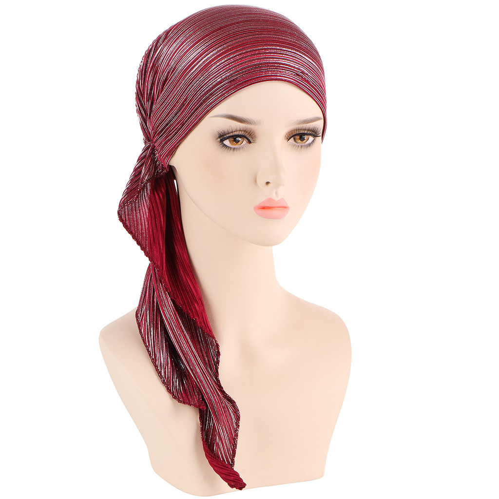 Nouveau 2026 – Bonnet pré-noué doux et extensible pour femme, idéal pour la perte de cheveux, le chimiothérapie ou comme hijab musulman.
