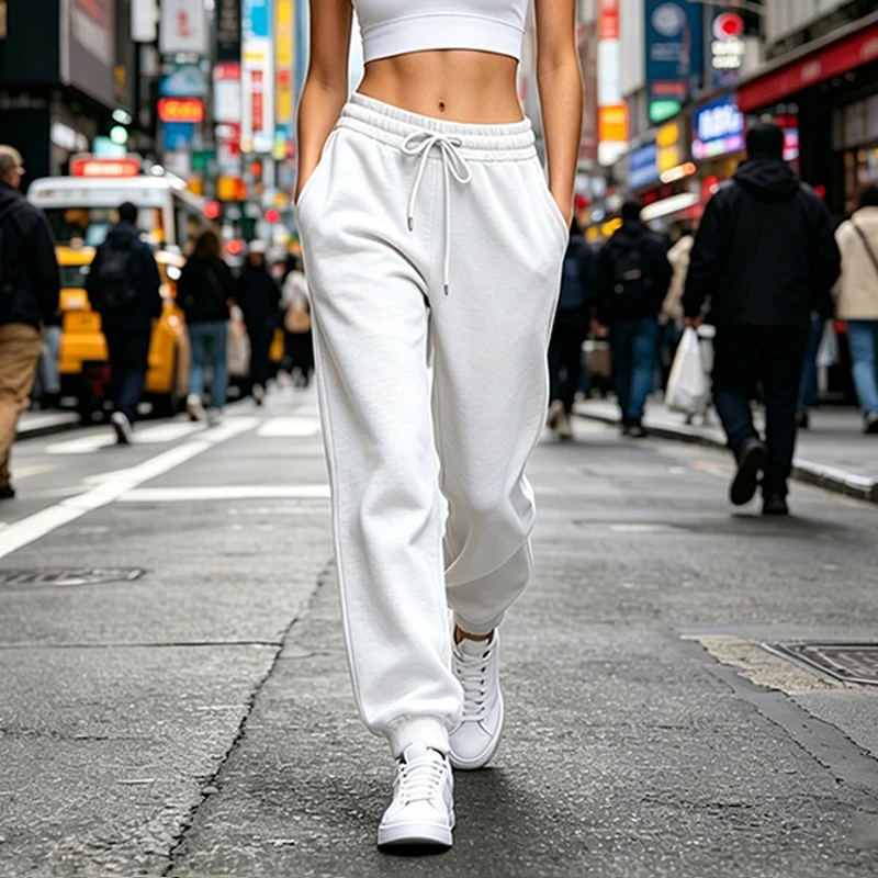 Pantalon de survêtement polyvalent pour femme – Vente flash – Confortable pour le sport, le jogging et le style urbain – Vêtements décontractés pour femme