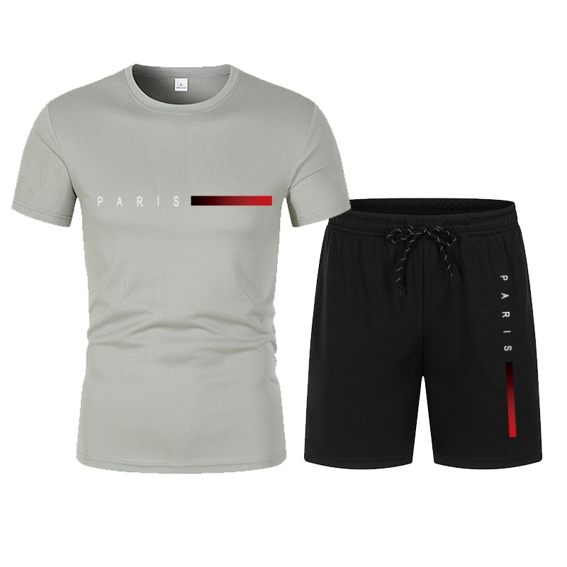 Nouvelles tendances : Ensemble de sport pour homme printemps/été, ensemble de course confortable et respirant en mesh, ensemble de fitness, vêtements d'entraînement