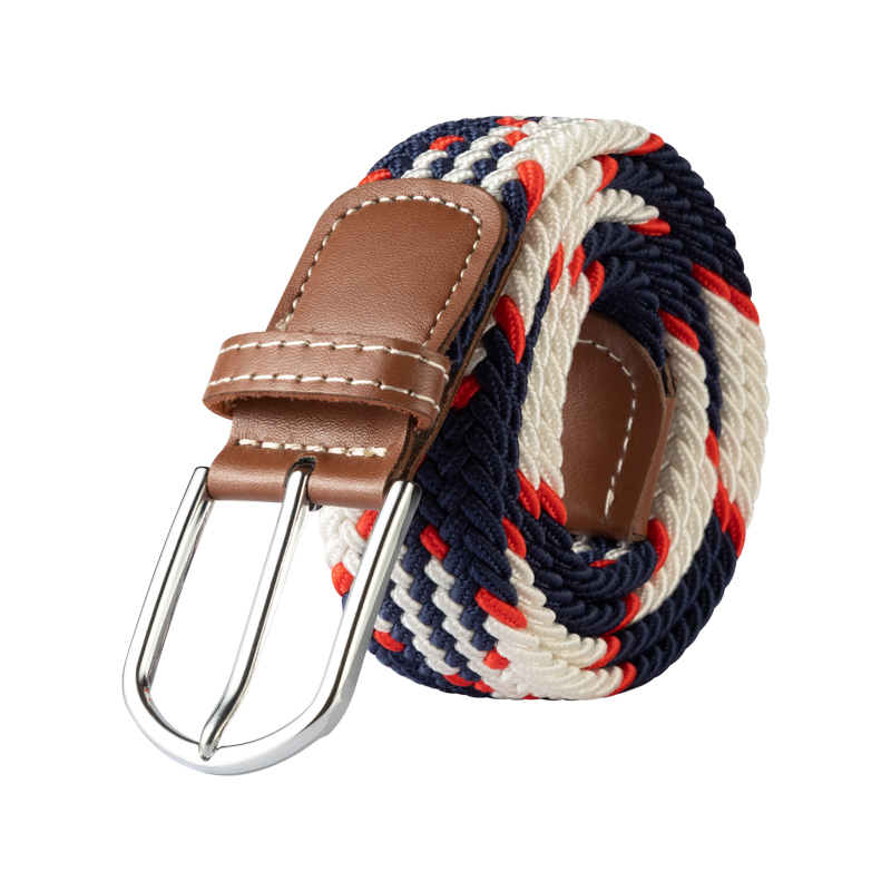 107/120/130CM mode femme élastique décontracté Stretch tissé ceinture unisexe toile ceintures élastiques pour femmes jean boucle ardillon hommes ceinture