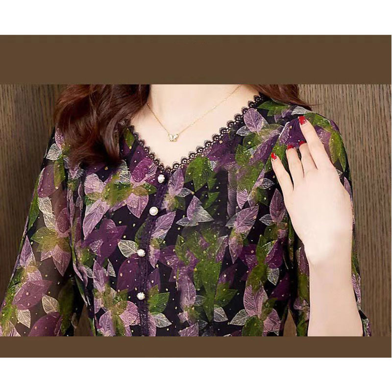 Robe Longue Vintage Élégante pour Femme, Col en V, Manches 3/4, Slim, Tuniques, Grande Taille, Pull Chic, Mode Décontractée, Nouvelle Collection Printemps Été