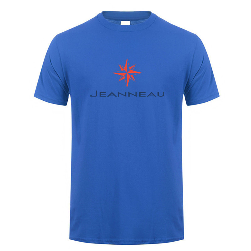 Jeanneau t-shirt été hommes coton à manches courtes T-shirts Jeanneau homme hauts t-shirt LH-390