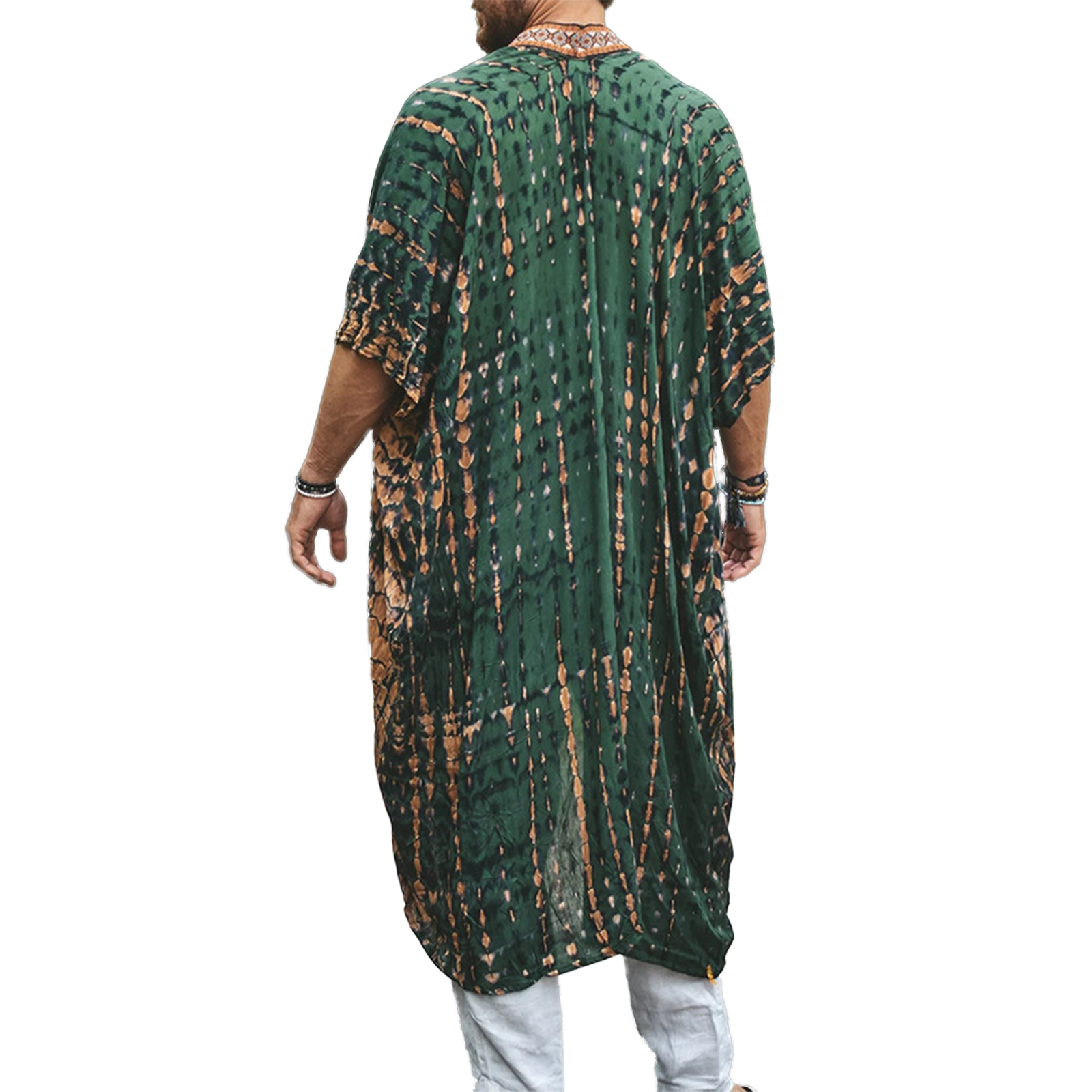 Vestes d'été pour hommes, vestes de plage légères, ouvert sur le devant, longs manteaux de Cardigan, vêtements d'extérieur décontractés pour vacances