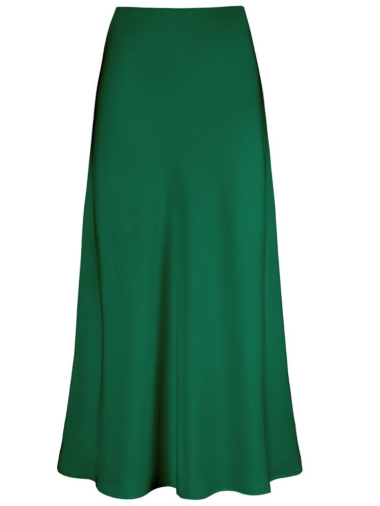 Demi jupe queue de poisson taille haute pour femme, surface forgée soyeuse, acide acétique, vêtements pour femmes, nouveau style, printemps et été