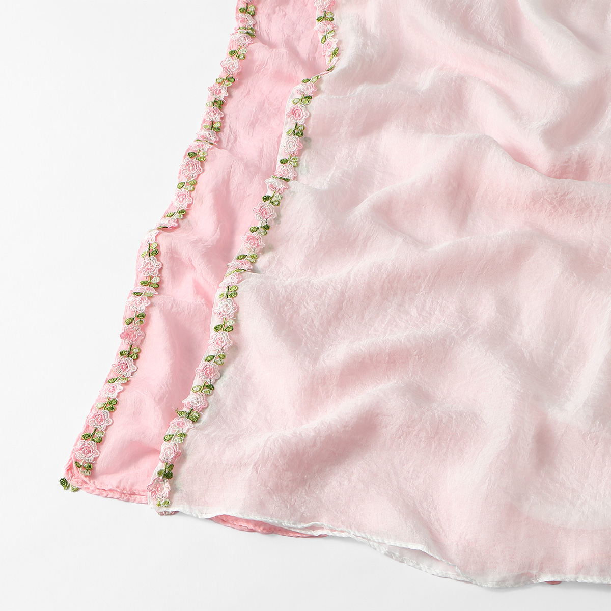 Châles longs en mousseline brodée tendance pour femmes, turban uni de qualité supérieure, foulard de Ramadan, châle malaisien, couvre-chefs