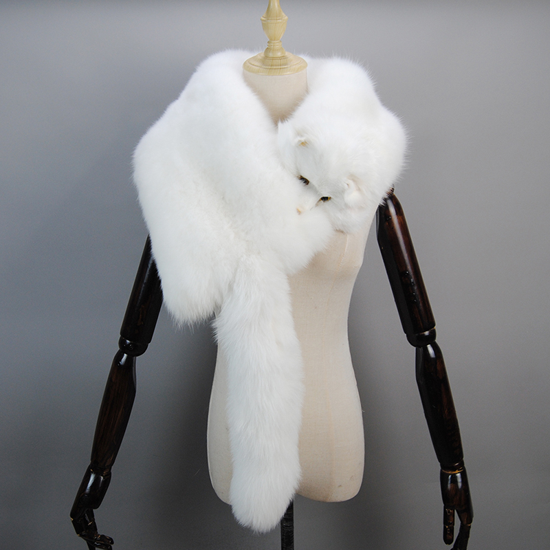 Écharpes de luxe 2026 en vraie fourrure de renard pour femme, col rond en fourrure de renard naturelle entière, chaudes et douces, écharpe authentique en vraie fourrure de renard pour l'hiver