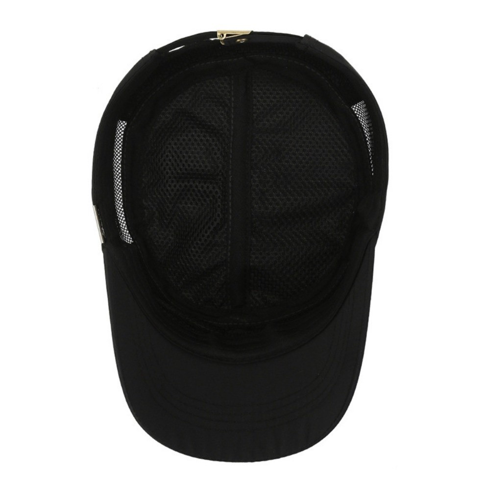 Casquette décontractée en maille à dessus plat, séchage rapide, respirante, protection solaire, légère, réglable, pour sports de plein air
