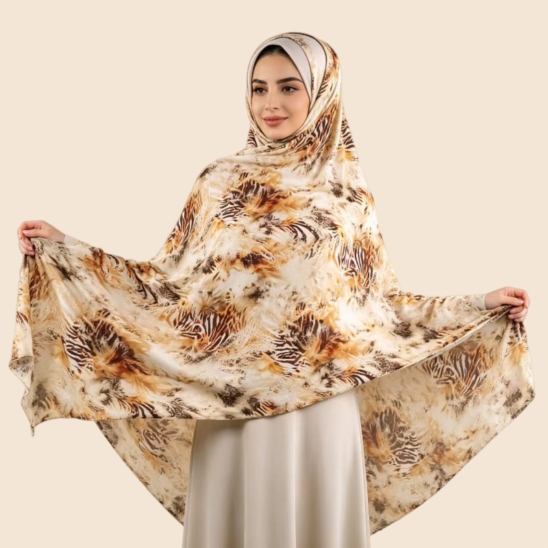 Foulard Hijab 100% Coton 40 Couleurs pour Femme, Imprimé Léopard, Châle Tricoté Doux, Voile Islamique Modeste, Écharpe Quotidienne, Cache-Cou pour Cadeaux