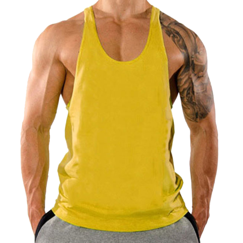 Vêtements de Fitness T-shirts de gymnastique bretelles homme haut de sport hommes sweat sans manches vêtements pour hommes gilets à cordes chemise de musculation
