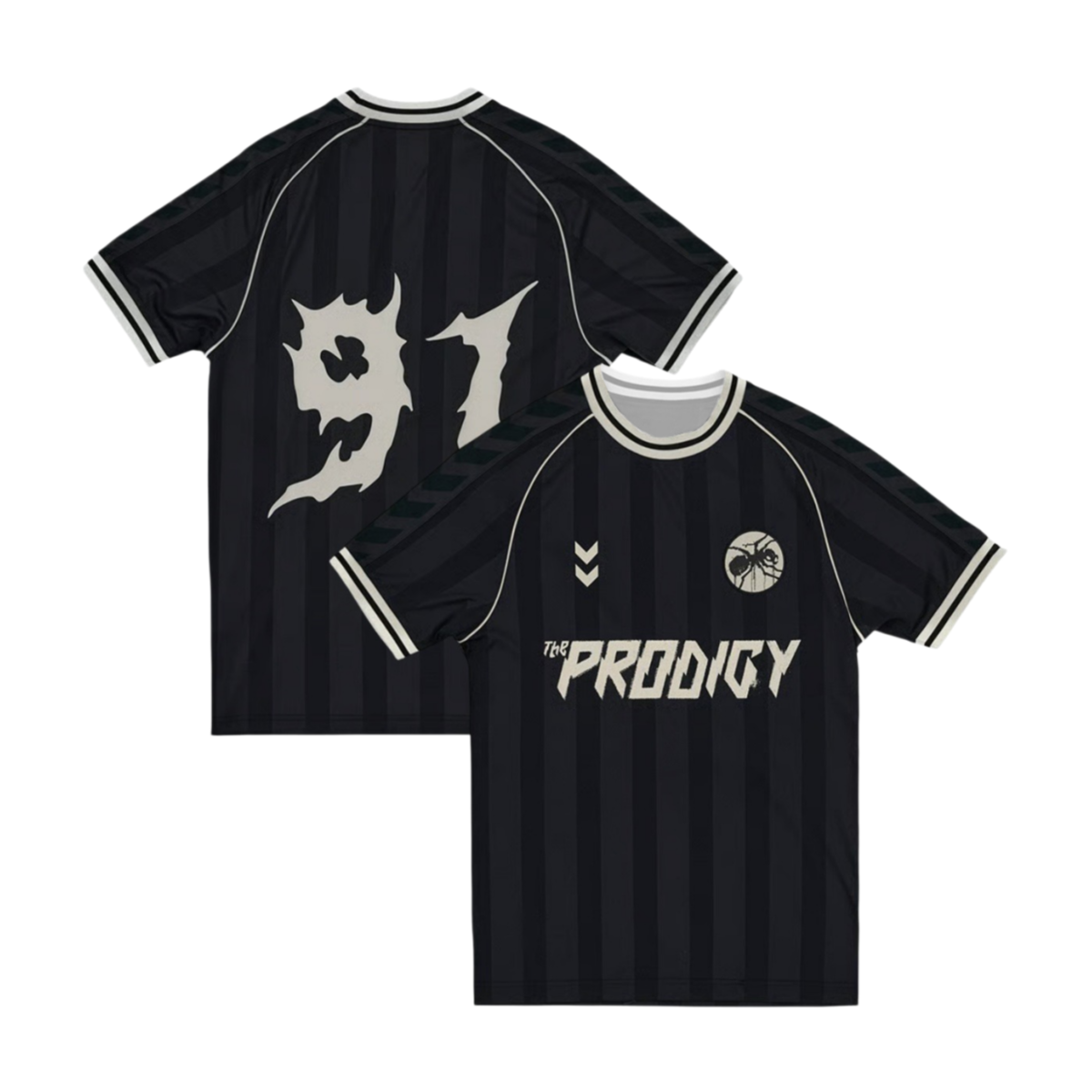 T-shirt vintage de football pour homme, numéro 91, imprimé fourmi, style gothique punk rock, en maille, à manches courtes, coupe oversize, streetwear décontracté