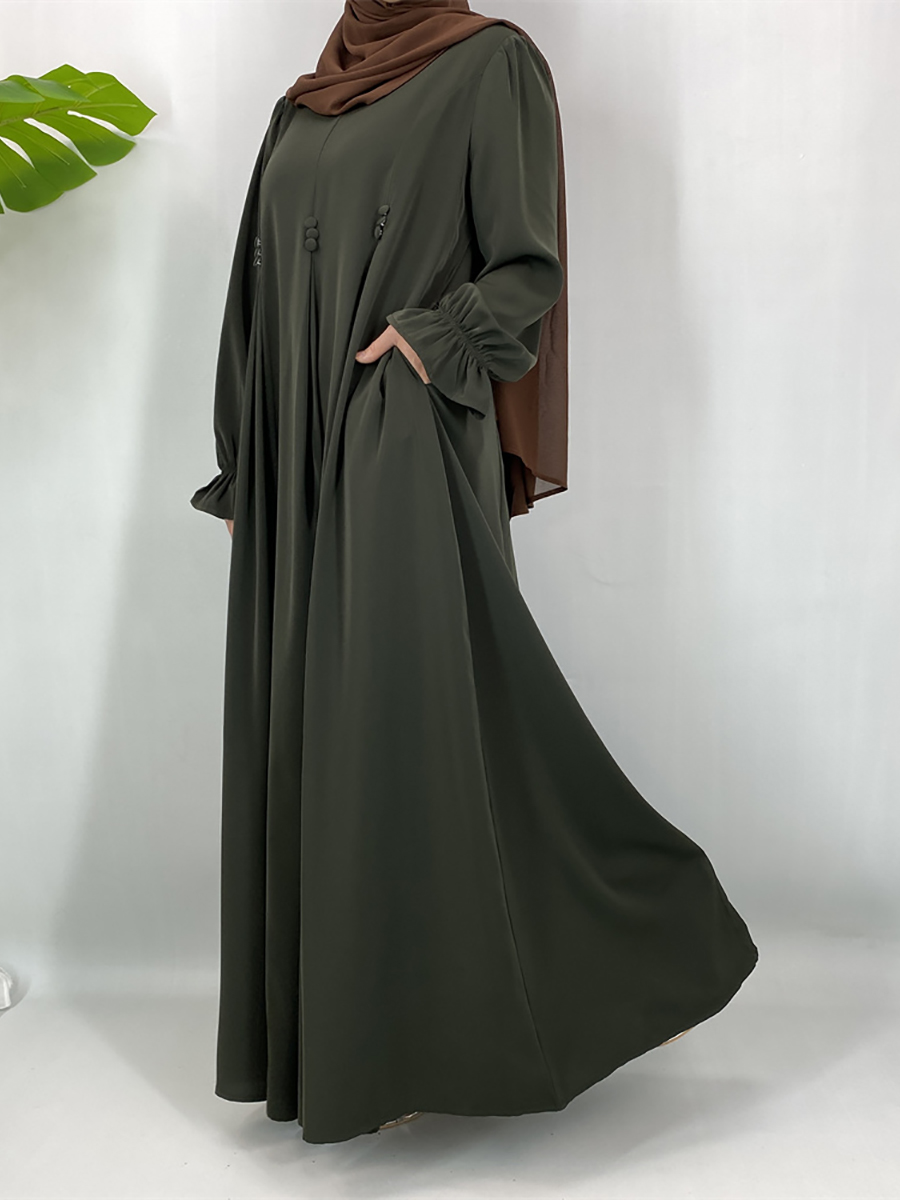Abaya de luxe pour femmes musulmanes, robe modeste, kaftan, kebaya, vêtements islamiques, robe caftan marocain, femme musulmane, pour l'Aïd du Ramadan