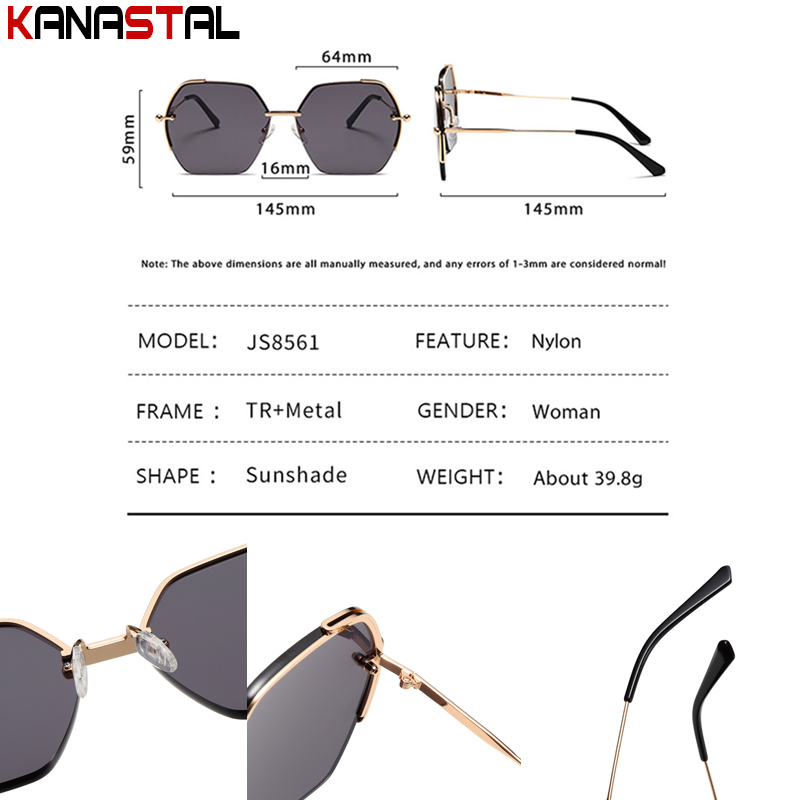 Lunettes de soleil UV400 pour femmes, verres en nylon, monture métallique, protection solaire de camping, de plage, anti UV