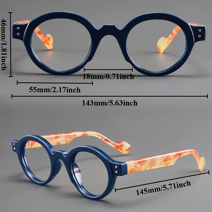 Vintage rétro rond femmes hommes lunettes optiques cadre lecture presbytie lunettes avec dioptrie 0 + 1.0 à + 4.0 femme mâle lunettes