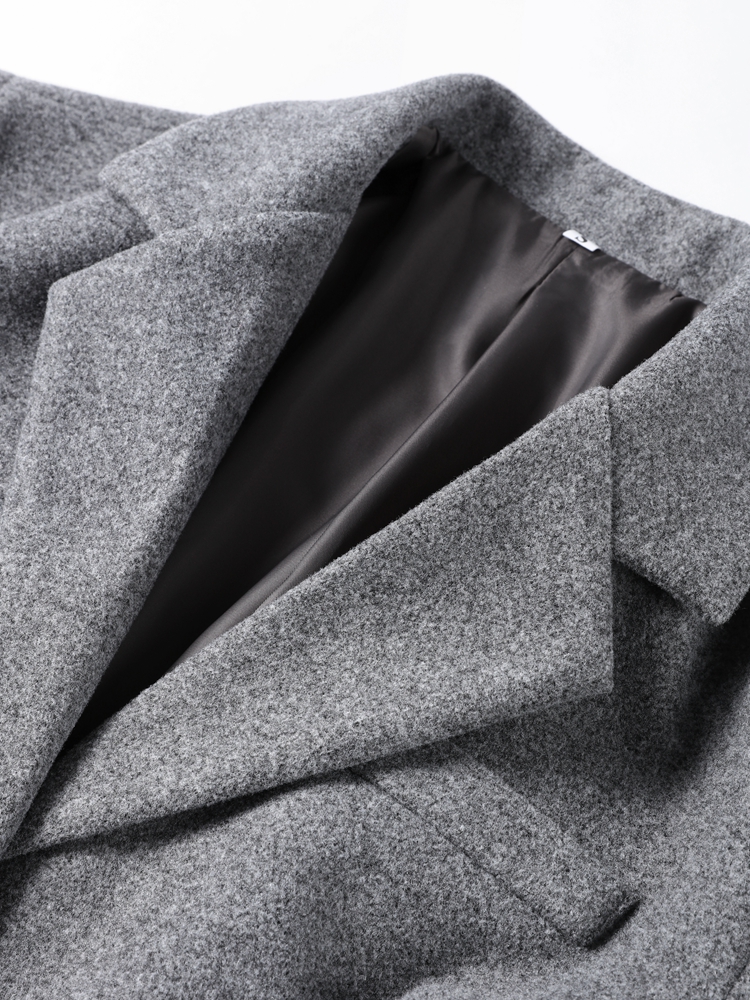 Ensemble 2 pièces élégant plissé pour femme, manteau à manches longues, jupe longue, taille haute, mince, tenue pour femme, mode printemps, 2025