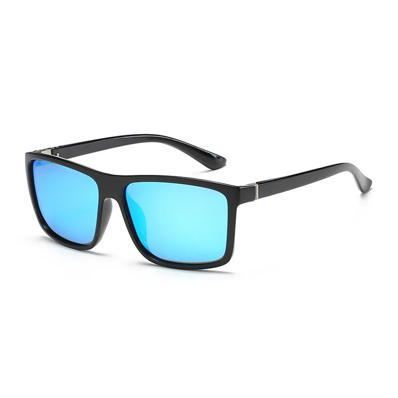 Lunettes de soleil polarisées carrées de luxe vintage pour hommes et femmes, mode, voyage, conduite, anti-éblouissement, lunettes de soleil pour hommes, UV400