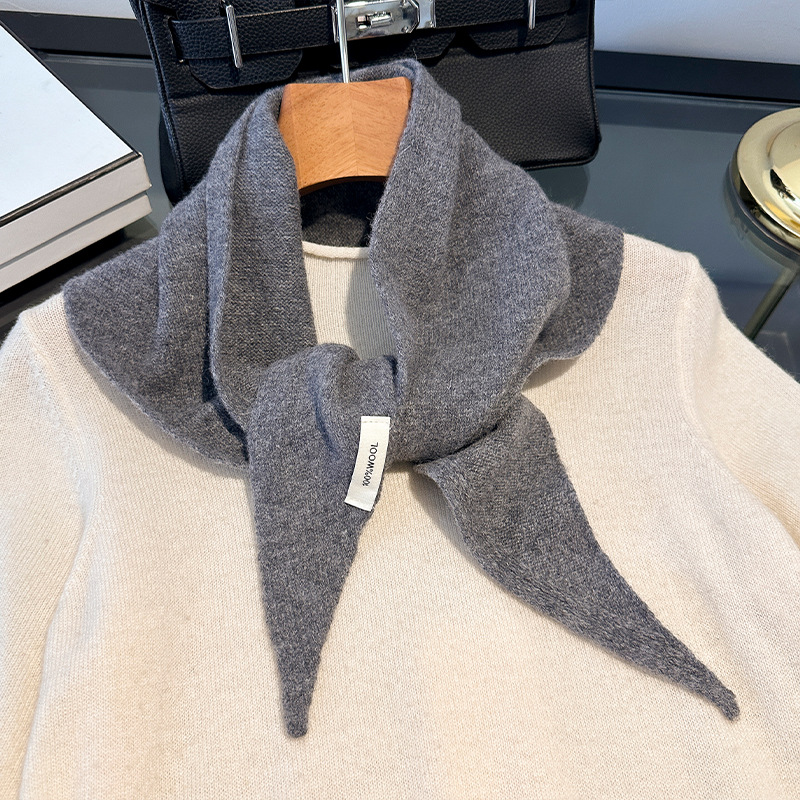 Écharpe d'hiver 100% laine pour femmes, longue et chaude, en cachemire, Hijab, châle uni pour femme, Pashmina, Bandana, foulard pour la tête, nouveauté