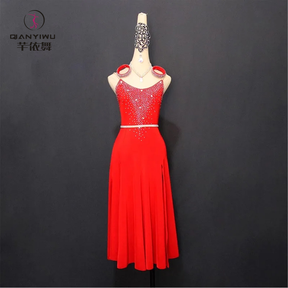 Costume de brevLatine pour Fille, Robe de Bal, Vêtements de brev, Ligne Trempée, Scène, Tenue de Soirée, Jupe, Bal, Régions ba
