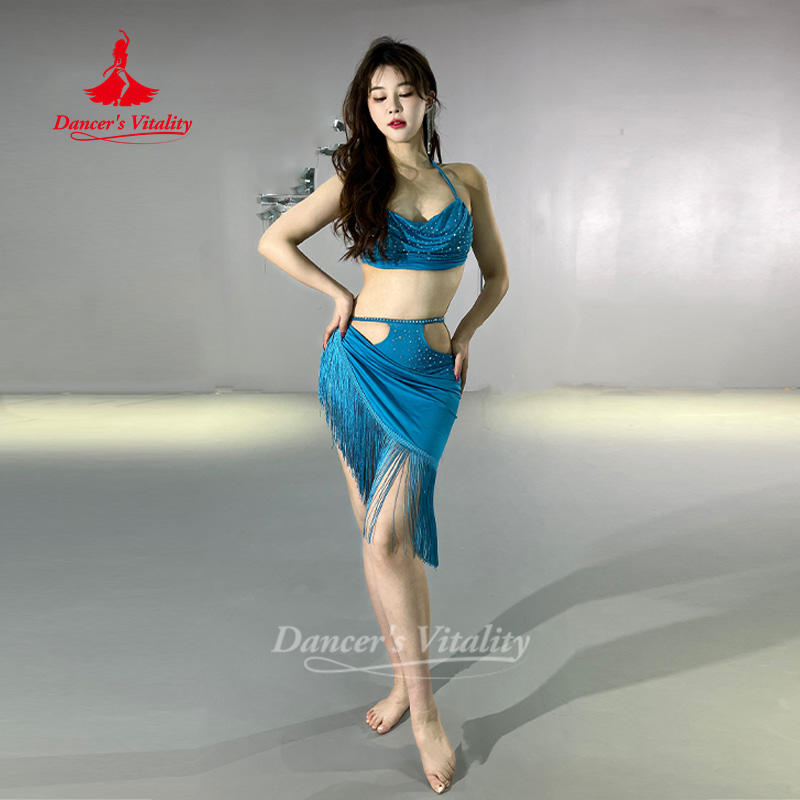 Costume de danseuse du ventre pour femmes, vêtements de Performance de tempérament Sexy haut de gamme, vêtements d'entraînement de danse du ventre orientale pour adultes