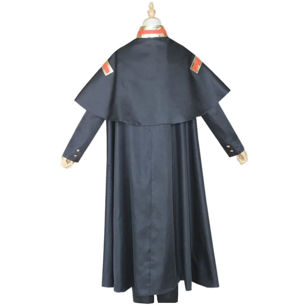 Tenue complète de cosplay Yugi Amane, costume Toilet Bound Hanako Kun, cape, pantalon, uniforme, y compris la perruque et le chapeau pour Halloween