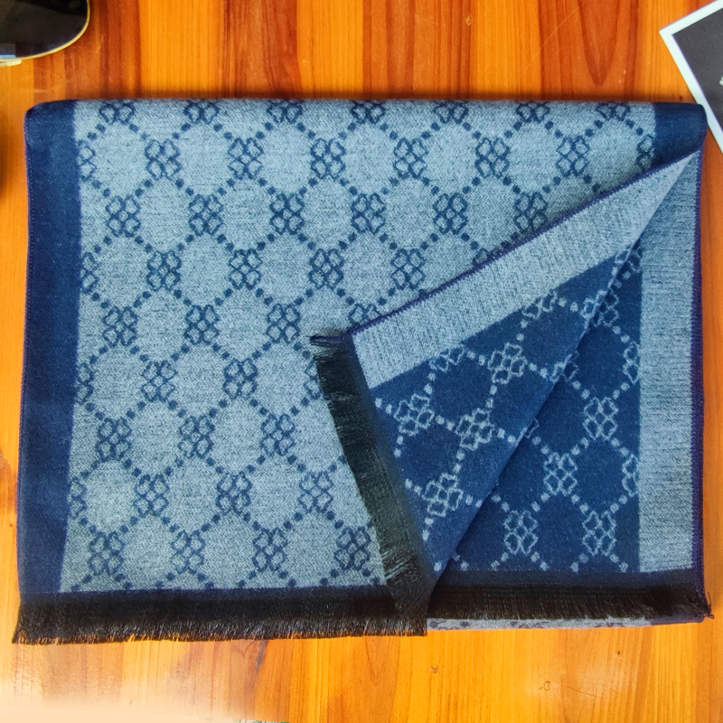 Écharpe en cachemire de luxe pour hommes doux chaud hiver Pashmina foulards pour hommes Bufandas Hombre affaires longues enveloppes
