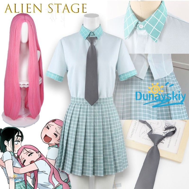 Alien Stage Anakt Garden School Uniform Ivan Luka Mizi Sua Ensemble complet de costume de cosplay, tenue d'anime, tenue de jeu de rôle pour fête, tenue scolaire