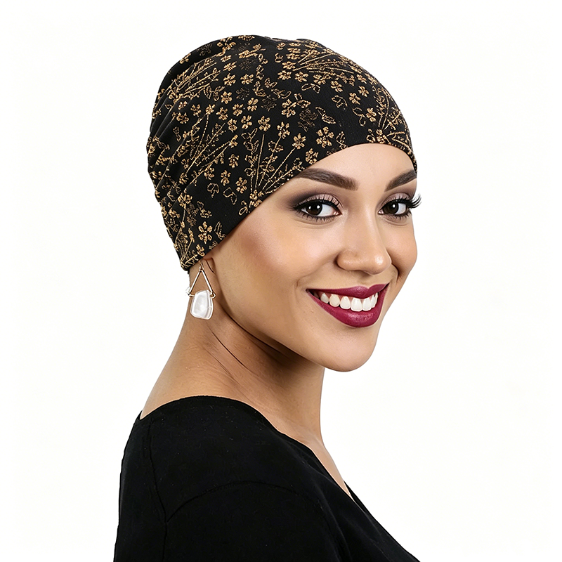 Nouveau Turban en dentelle brodée pour femme, bonnet intérieur en maille pour hijab musulman, sous-voile, bonnet chimio pour femme atteinte de cancer, bonnets pour perte de cheveux