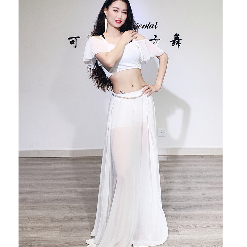Tenue de brevdu Ventre pour Femme, Leçons de Danseuse Caderin, Ensemble Finlandais, Jupes Hautes Professionnelles, Trempées, Jupe longue,2023