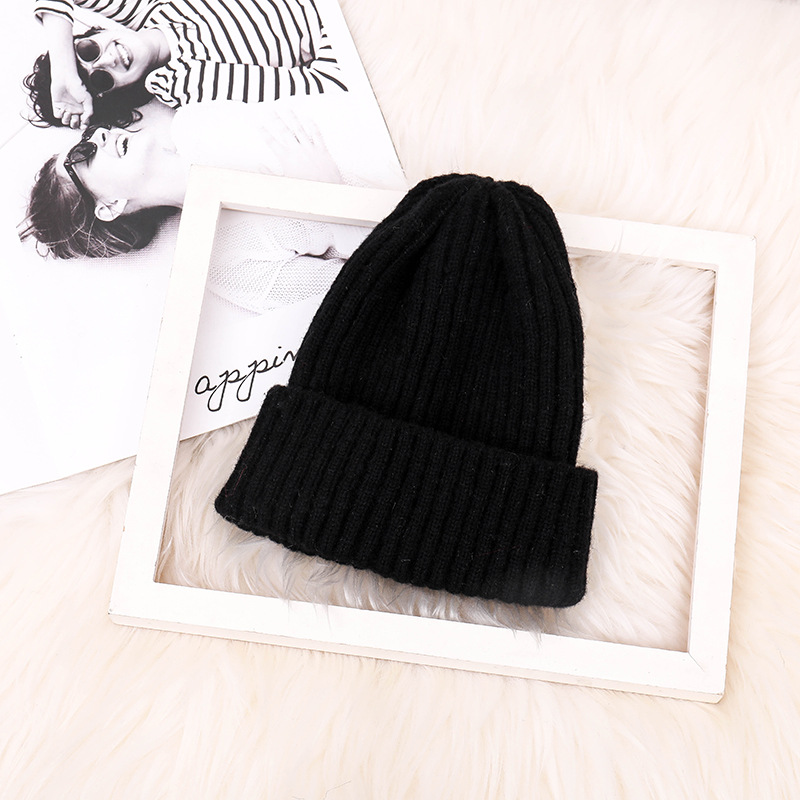 Bonnet avec doublure en laine pour femme, bonnet pour femme, bonnet de ski chaud, bonnet d'extérieur, coréen, mignon, pas cher, hiver