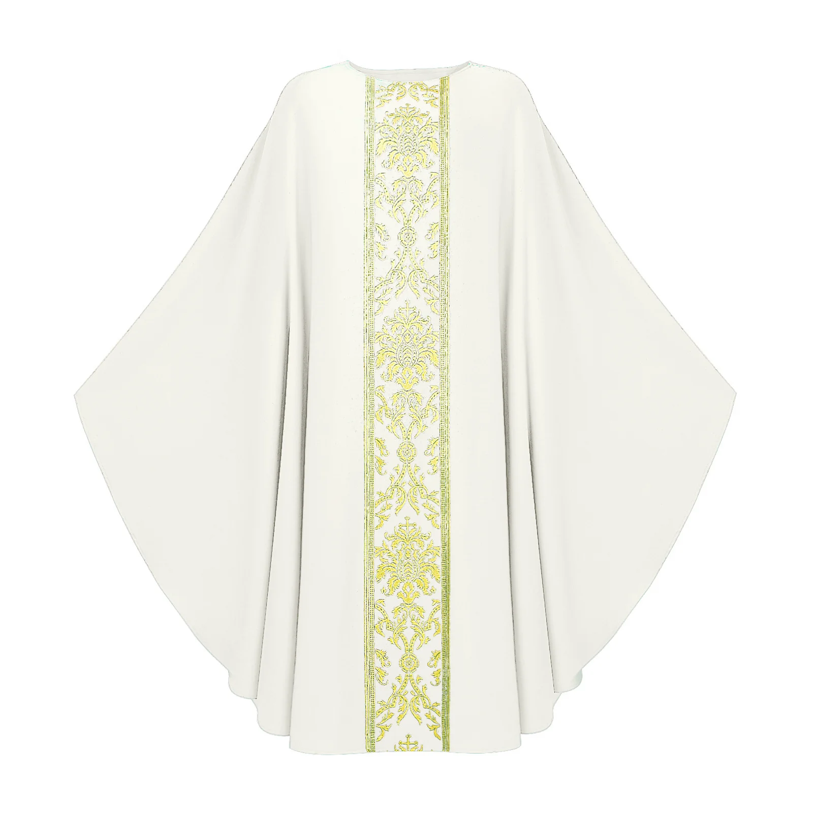Robe religieuse de prêtre, Costume de Cosplay, Robe de Chasuble, Robe Baggy Vintage, Cape
