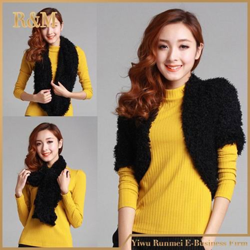 Marque de luxe mode hiver chaud écharpe magique polyvalent en peluche sentiment 35 couleurs doux confortable Pashmina châles et Capes