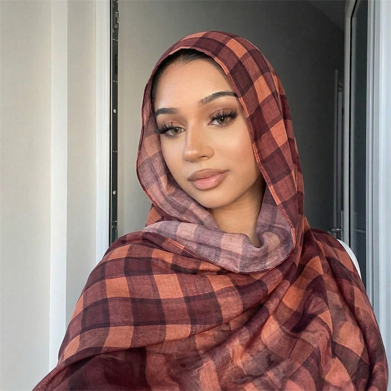 Nouveau Foulard Hijab Bohème en Cachemire Long pour Femme, Châle Musulman Doux, Turban, Bandeau de Luxe 2026